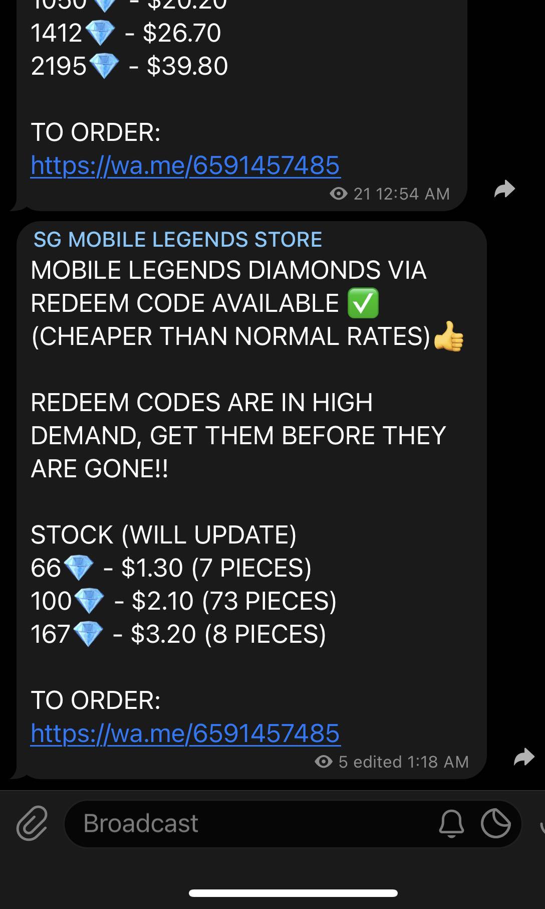 Mobile legend code redeem Discover redeem