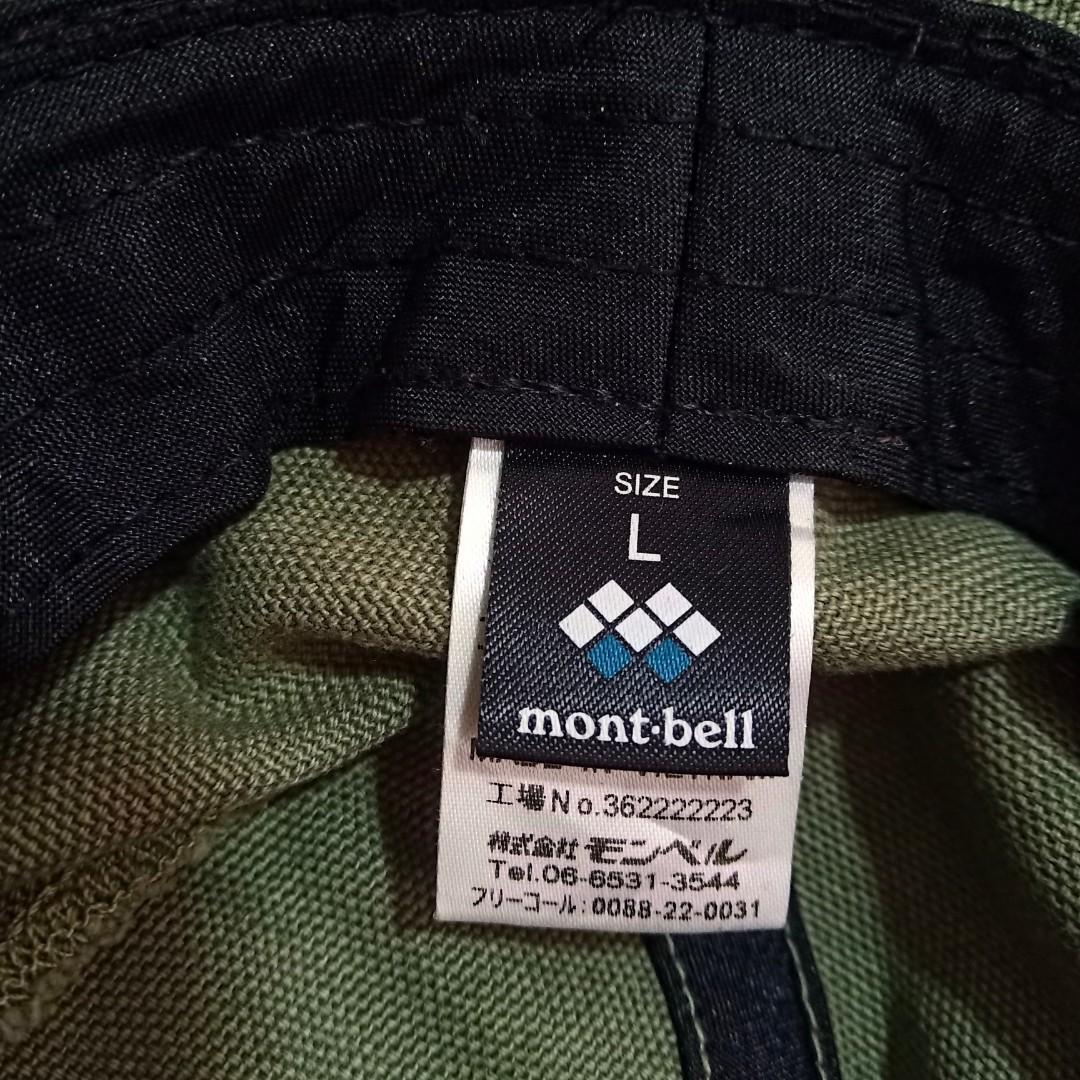 Bucket Hat Mont-Bell Outdoor Army Green TOPI Hat Bucket