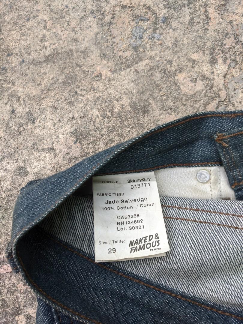 Famous Skinny Guy 'Jade Selvedge 