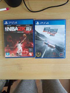 NBA 2K16 & NEED FOR SPEED RIVALS