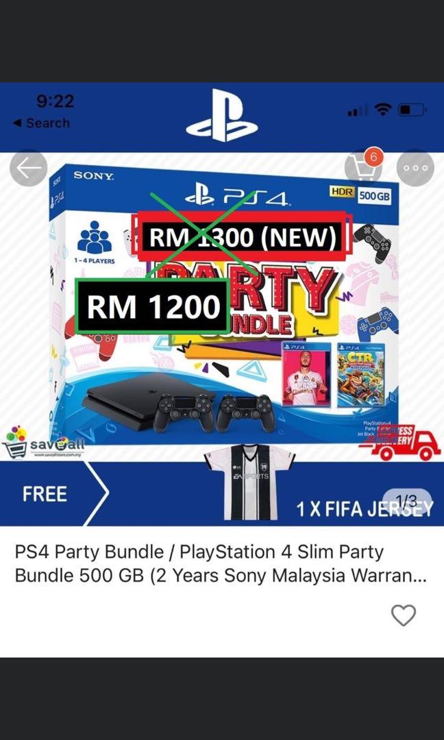 Ps4 party bundle hotsell