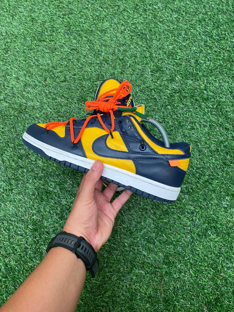 Nike Dunk Low Michigan Off White, Men's 