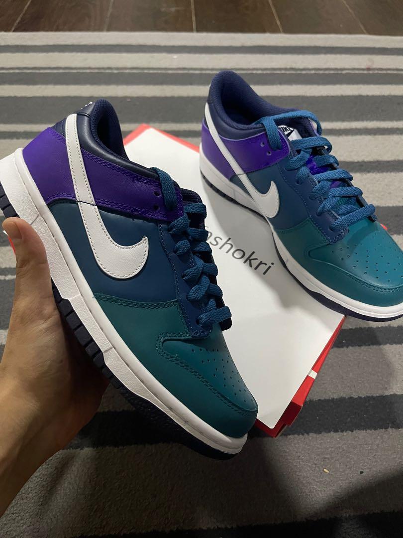 Nike Dunk Low Teal Purple GS Men s Fashion Footwear