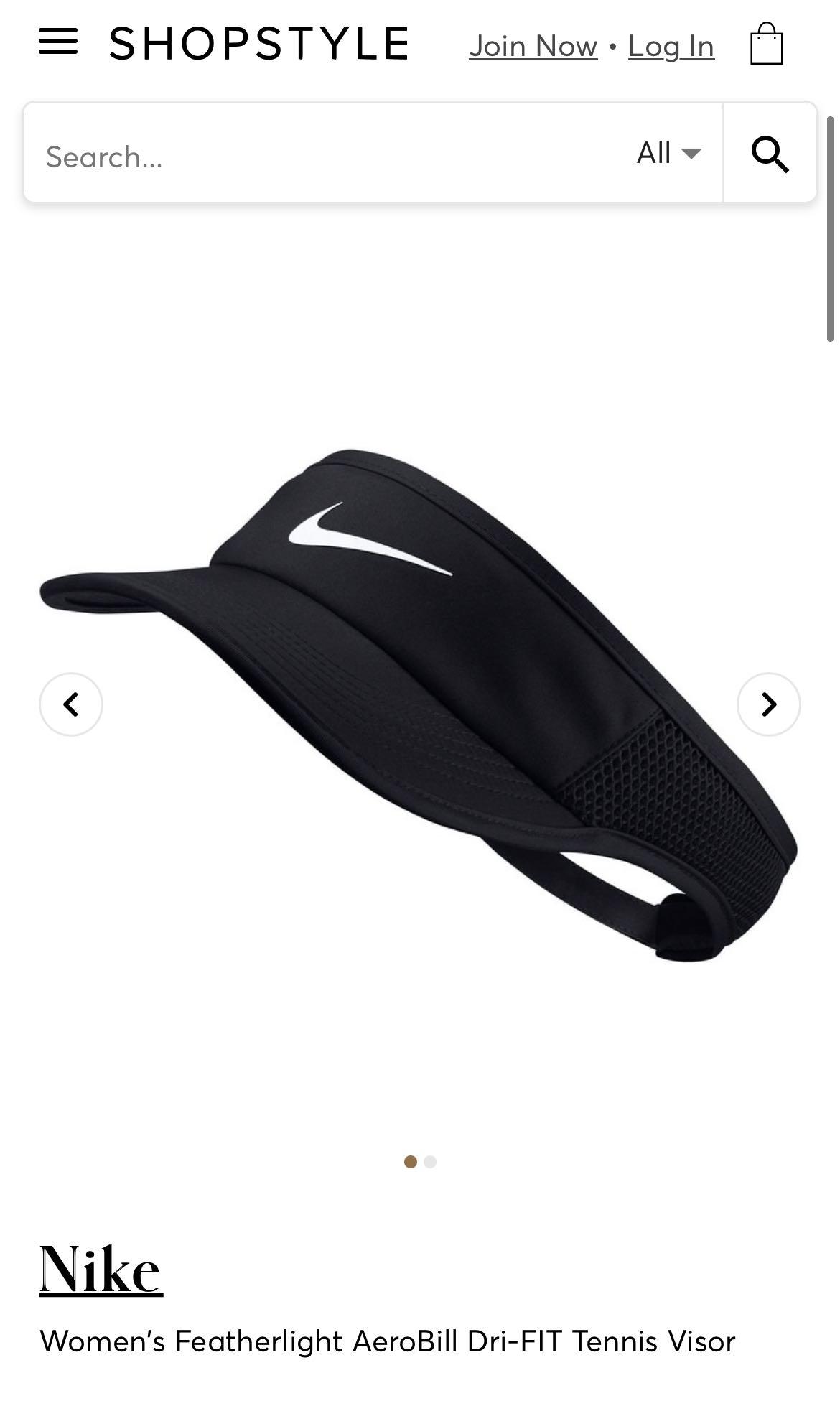 Nike women's featherlight visor best sale