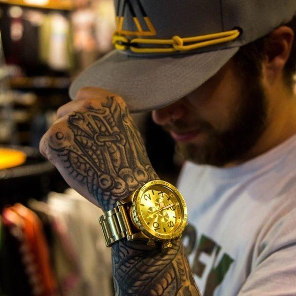 Nixon 5130 on sale gold