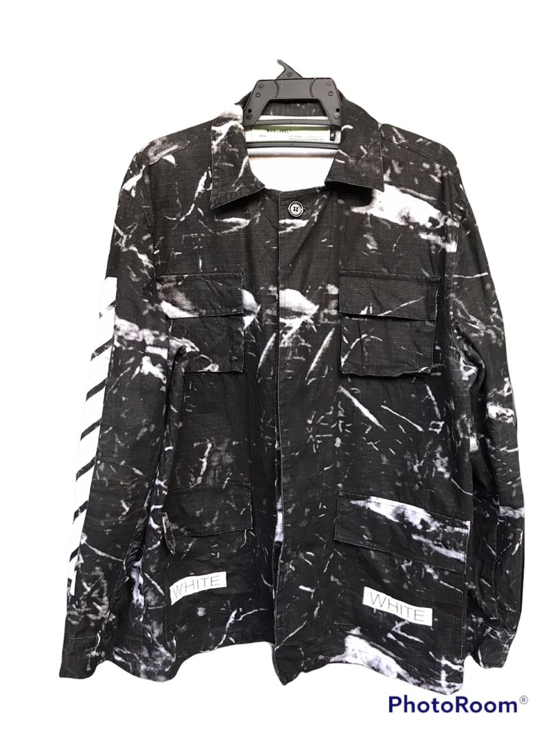Off white marble jacket store
