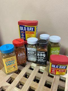 Old bay and Trader Joe Spices