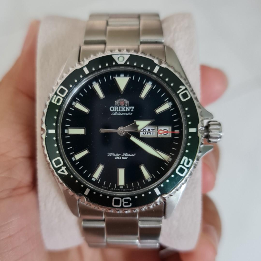 Orient Kamasu Green, Luxury, Watches on Carousell