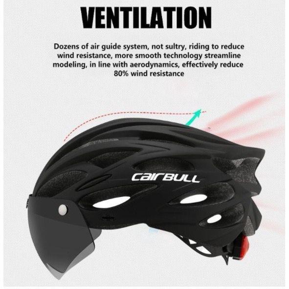 Original 2020 Model Cairbull Allroad Bicycle Helmet With LED tail