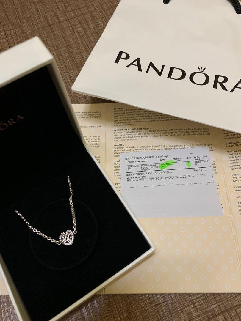 Pandora heart family tree bracelet store