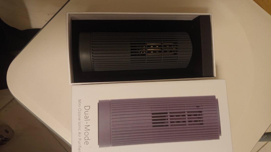 Dual mode mini ozone ionic air purifier deals