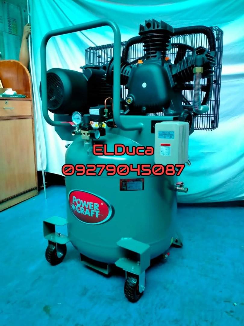 POWERCRAFT 5.5HP Industrial Belt Driven Vertical Air Compressor HEAVY