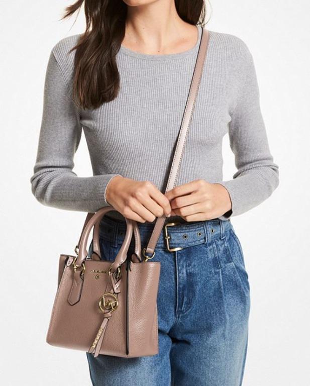 Michael kors small pebbled outlet leather satchel