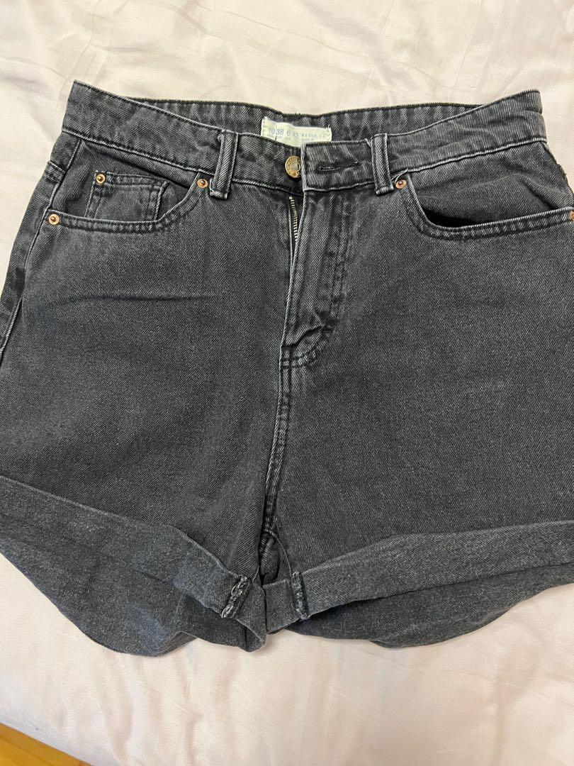 Black high waisted shorts primark clearance
