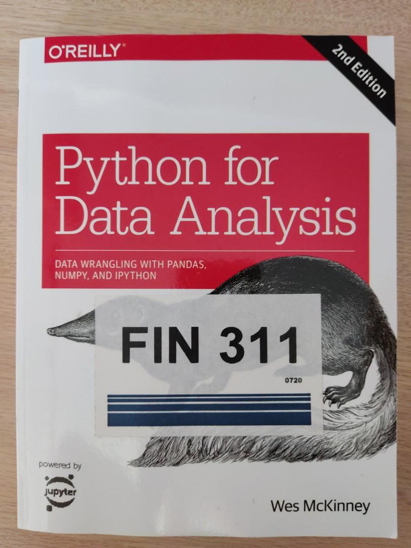 Python for Data Analysis (2nd edition) Wes Mckinney, Hobbies & Toys ...