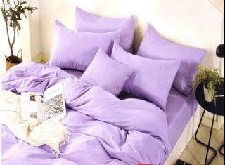 Queen Size Quilt Cover + Bedsheet Set 800TC includes pillow case and bolster case