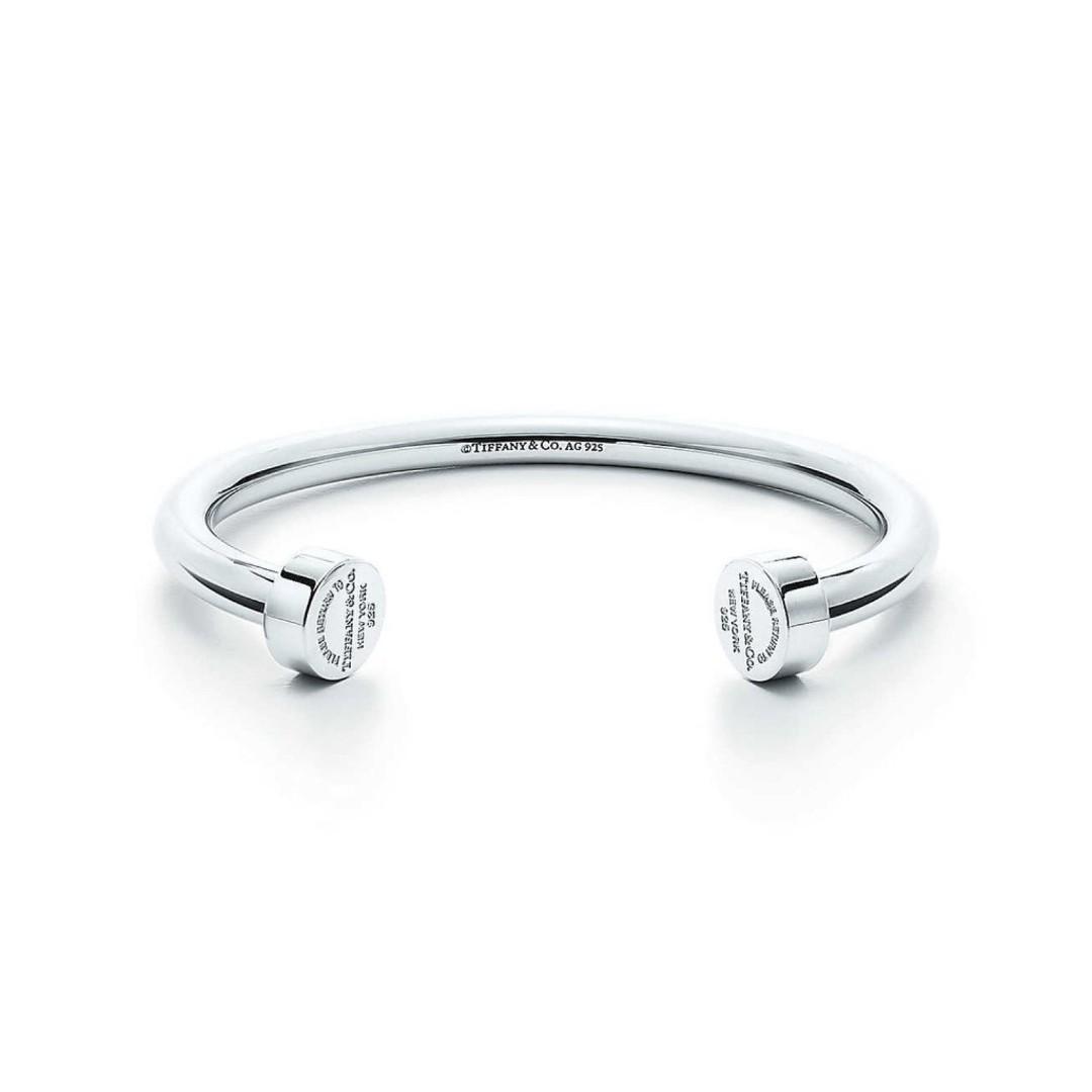 Tiffany circle best sale edge cuff bracelet