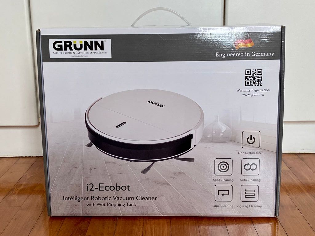 Brand New! GRUNN i2Ecobot Intelligent Robotics Vacuum Cleaner with Wet