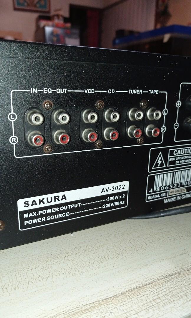 SAKURA AMPLIFIER, Audio, Soundbars, Speakers & Amplifiers on Carousell