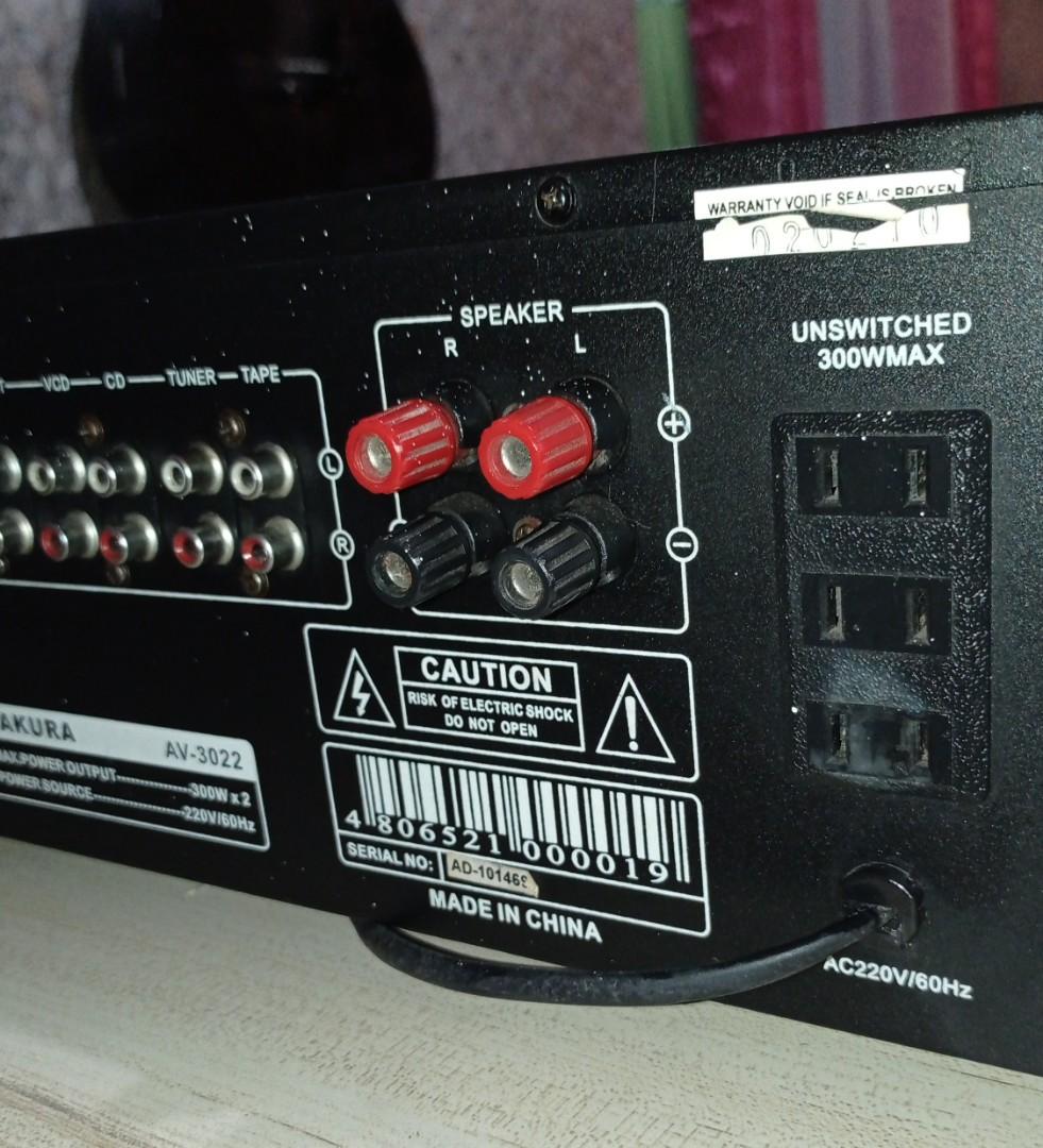 SAKURA AMPLIFIER, Audio, Soundbars, Speakers & Amplifiers on Carousell