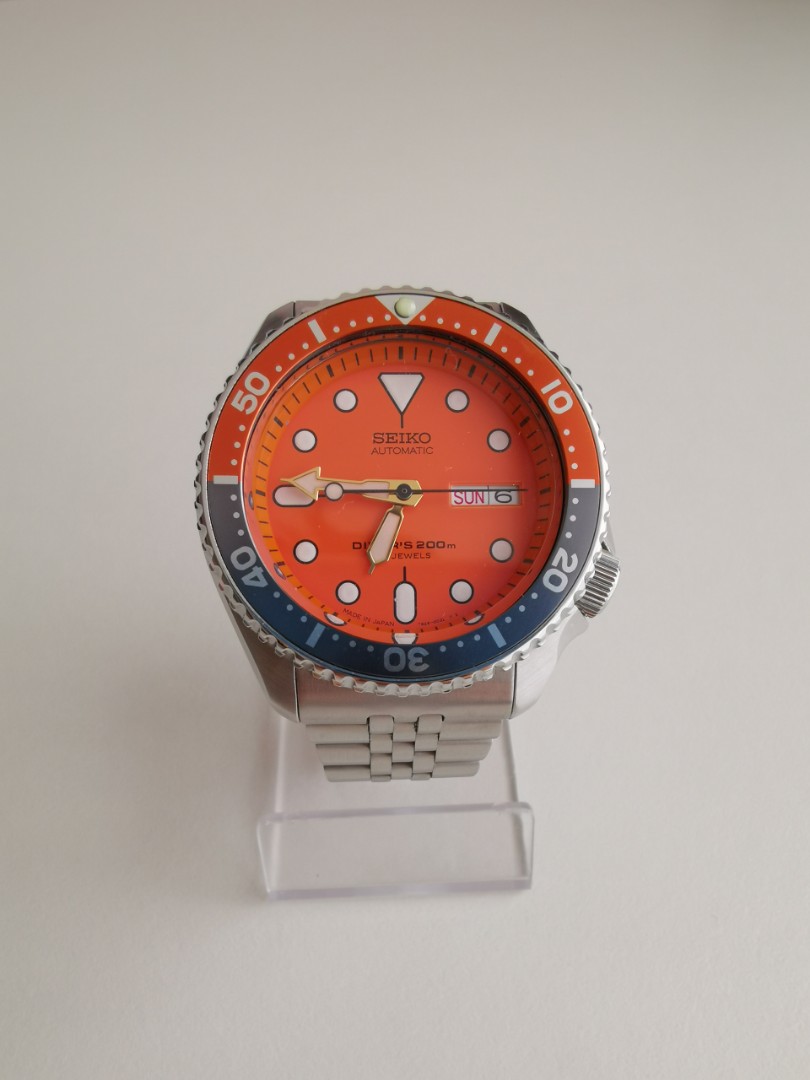 Seiko SKX-011J Orange boy JDM diver - discontinued great condition, Luxury,  Watches on Carousell