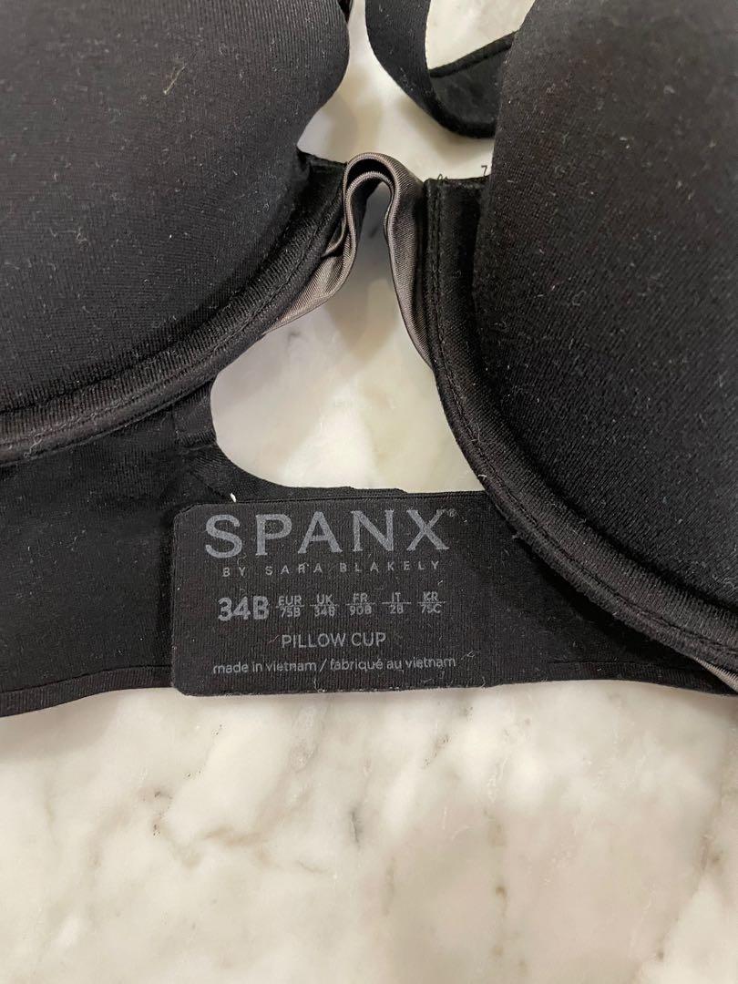 Spanx pillow cup padded bra 34B, Women's Fashion, New Undergarments &  Loungewear on Carousell