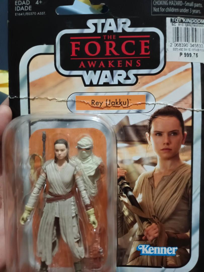 Star wars. Rey jakku card is damage, Hobbies & Toys, Toys & Games on