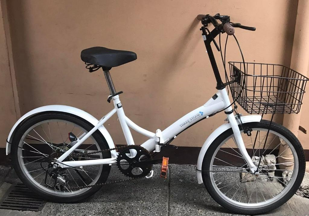 Three stone folding best sale bike