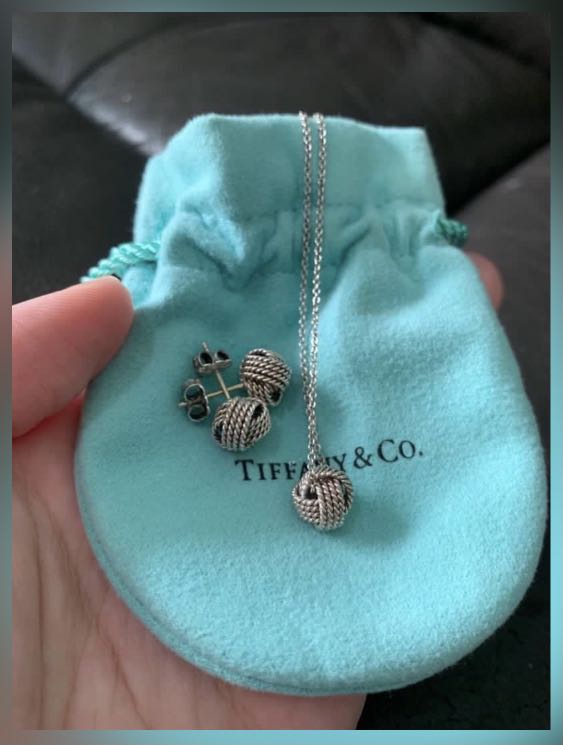 Tiffany twist knot necklace meaning online