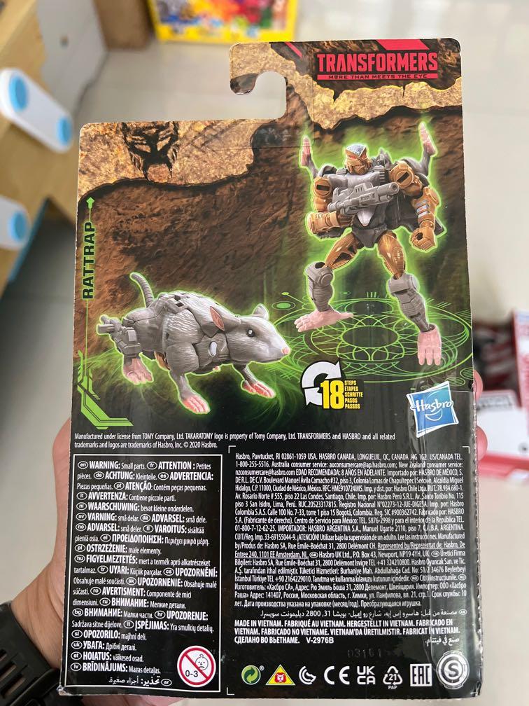 Transformers Kingdom Rattrap Rat trap, Hobbies & Toys, Toys & Games on