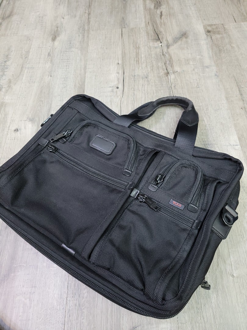 TUMI Alpha T-Pass briefcase, Men's Fashion, Bags, Briefcases on Carousell