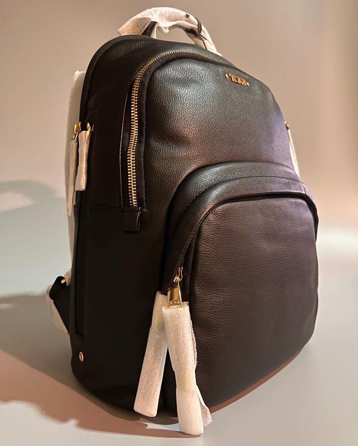 Tumi dori store leather backpack