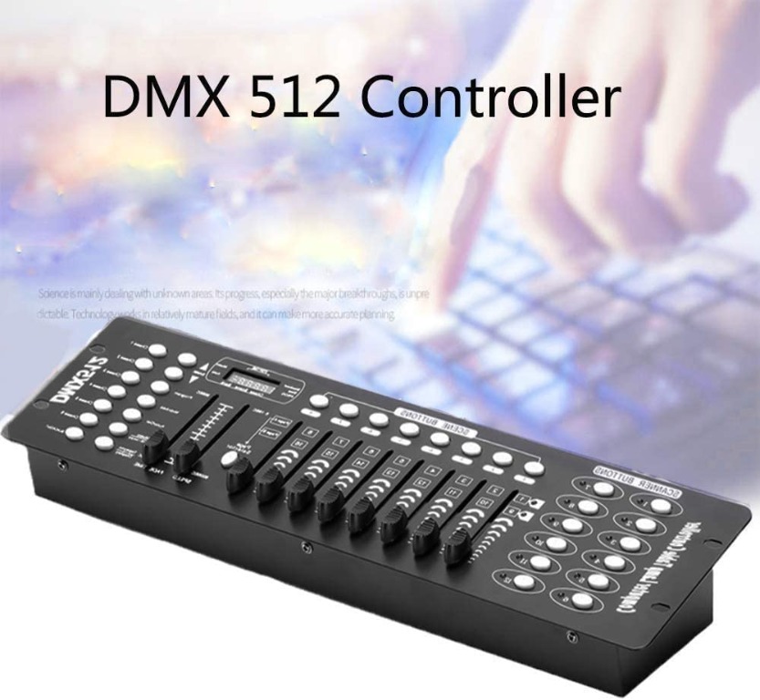 Controller Luci DMX512 DJ Professionale - 192 Canali, 240 Scene, Display Nixie, Per Show E Discoteche (100-240V) - Foto 5