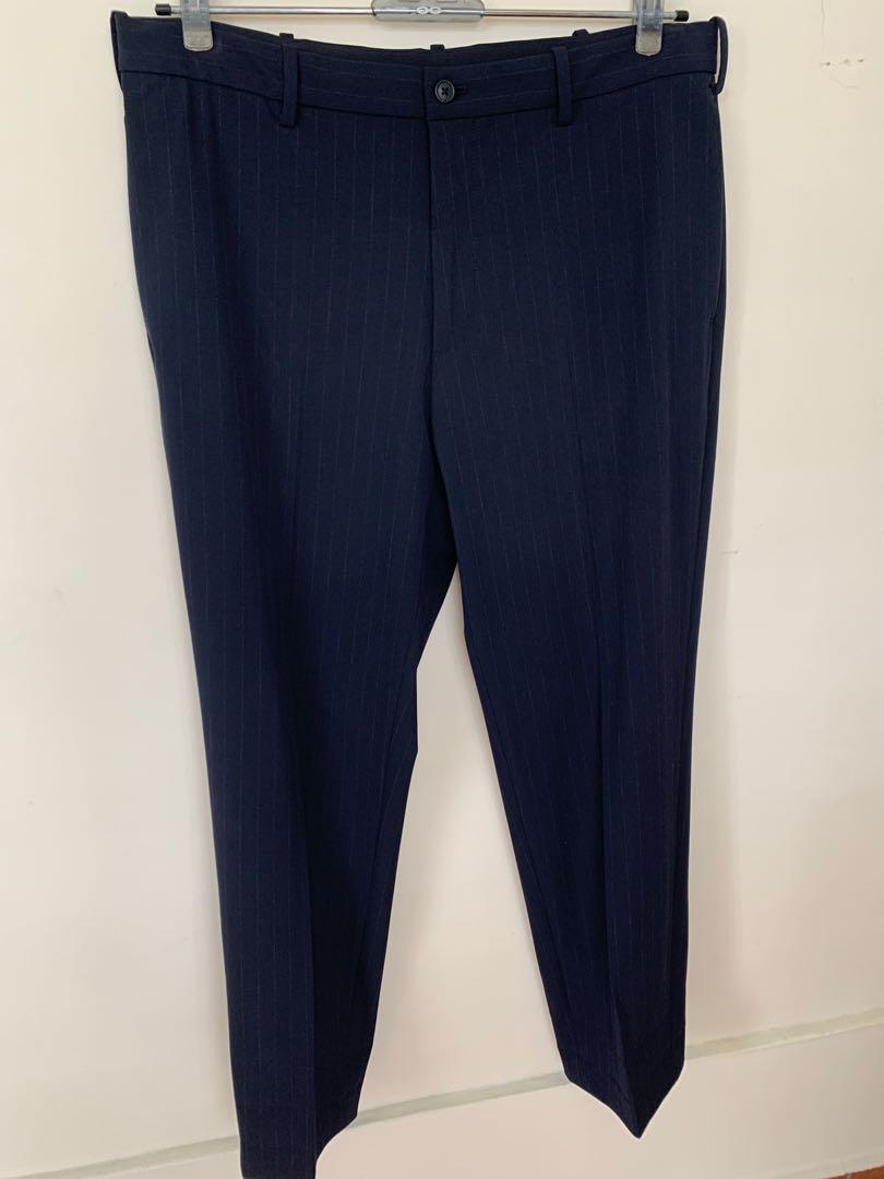 Uniqlo pinstripe new arrivals trousers