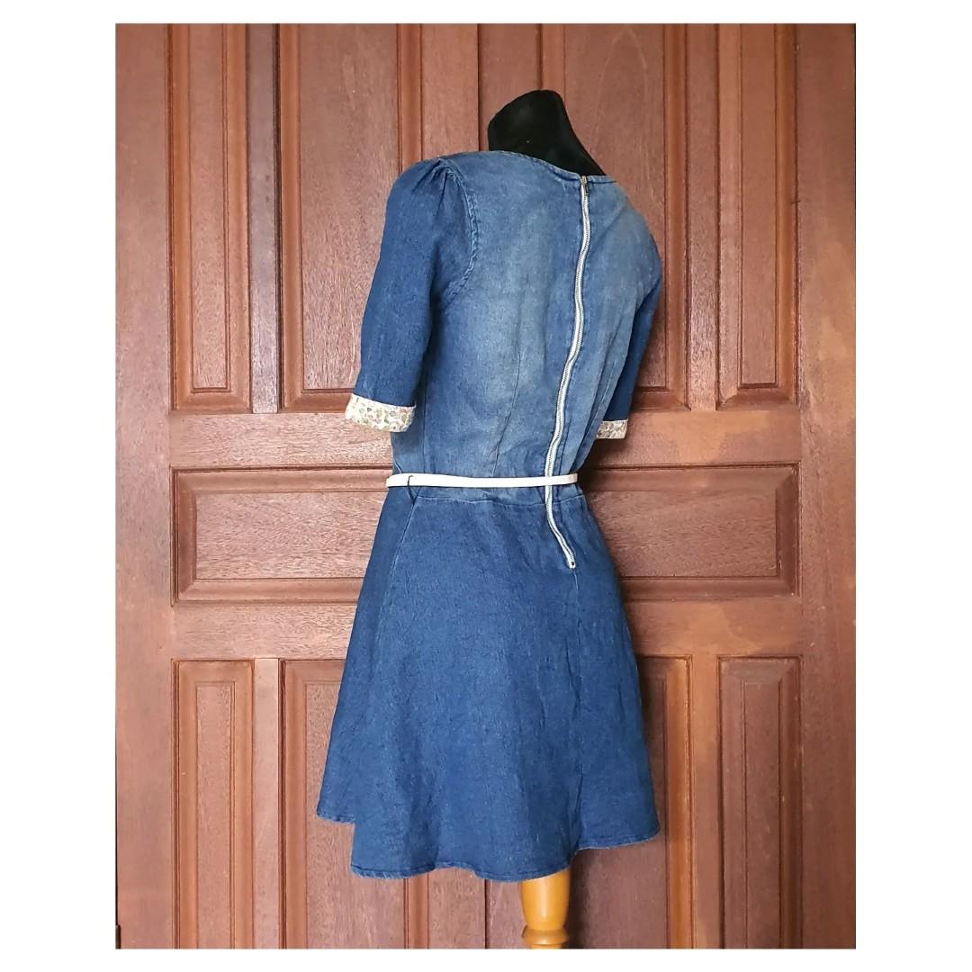 Valley girl deals denim dress