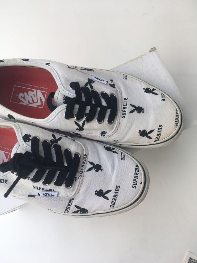 Vans Authentic Supreme x Playboy Black Size 12