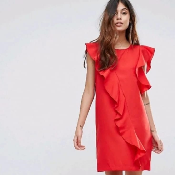 Vero Moda Frill Dress, Fesyen Wanita 