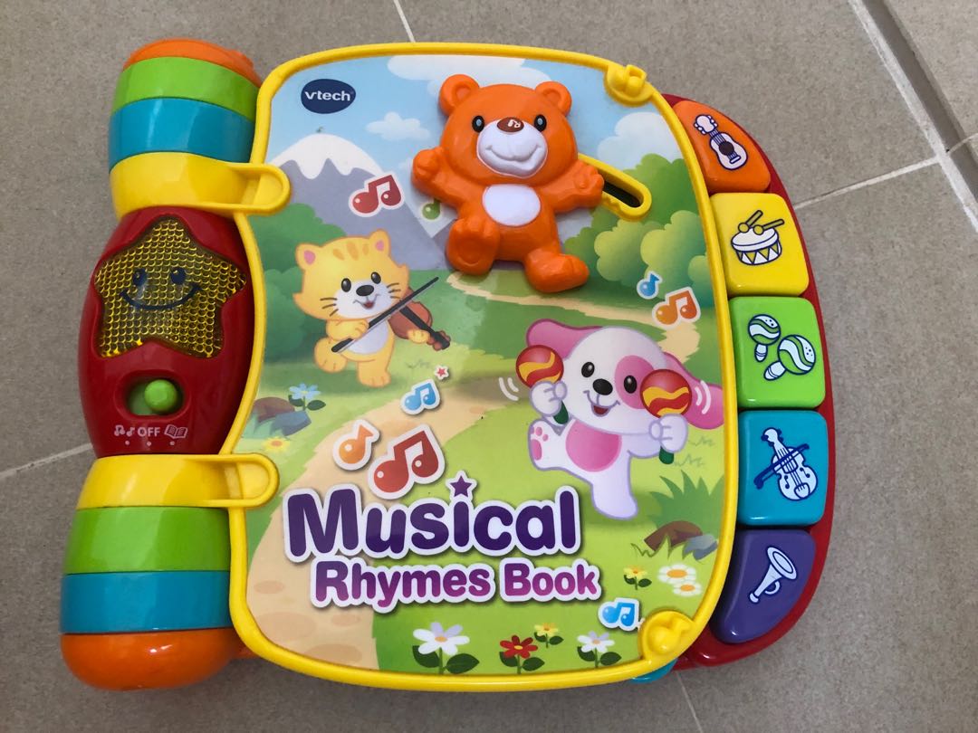 Vtech Musical Rhymes book, Babies & Kids, Infant Playtime on Carousell