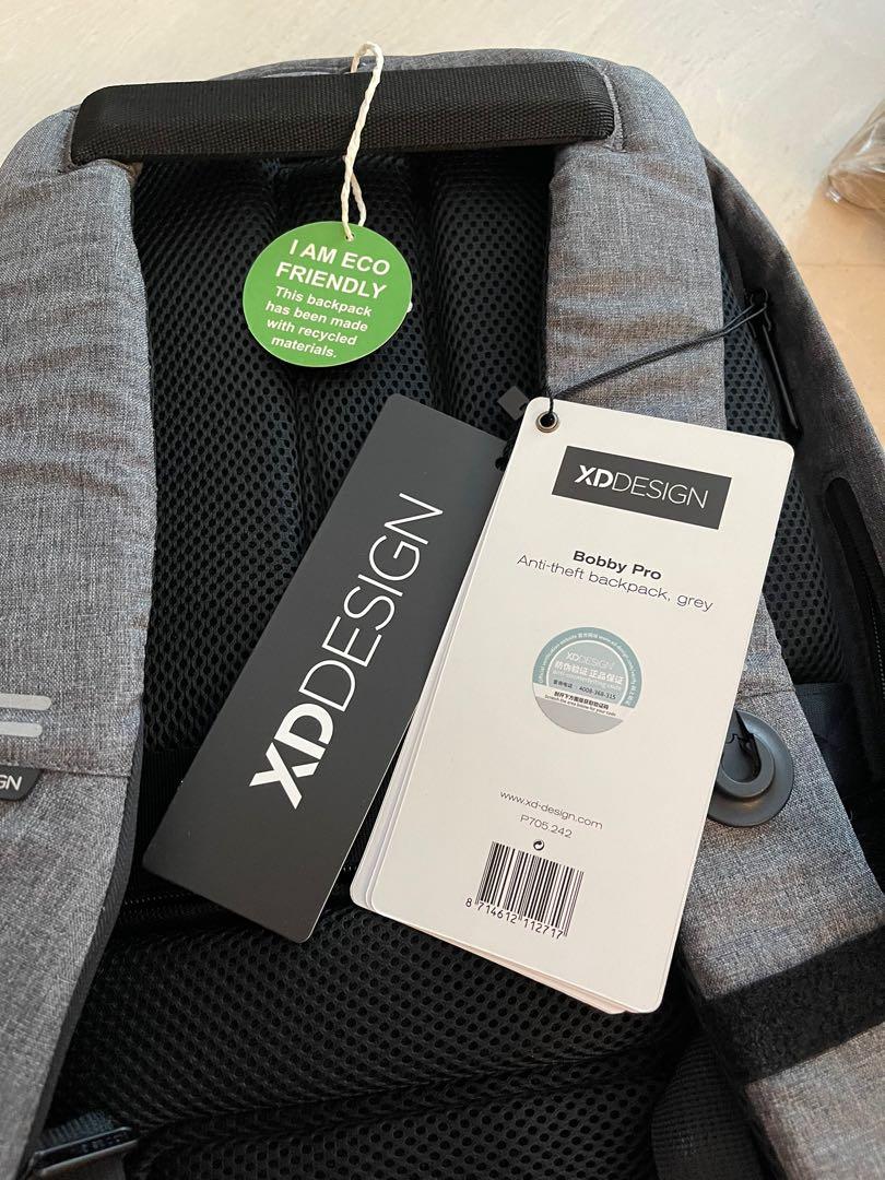 XD design Bobby pro anti theft backpack, Luxury, Bags & Wallets on