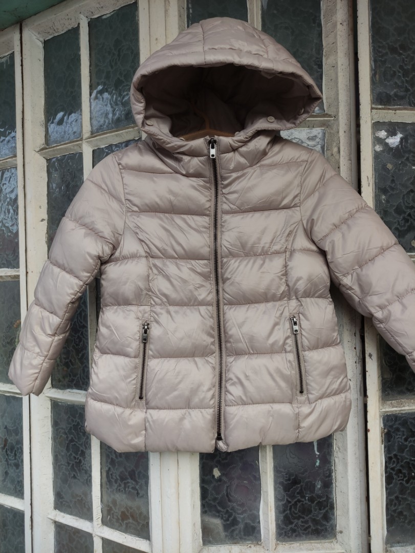 Zara Girl Outerwear Puffer Jacket Coat 5 yrs old, Babies & Kids, Babies ...