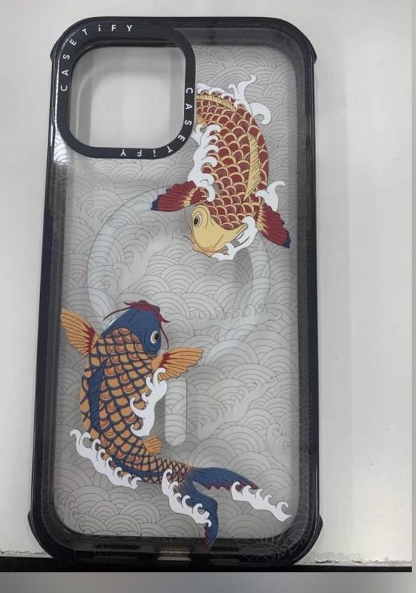 100 Authentic Casetify koi case with magsafe iphone 13 pro max, Mobile