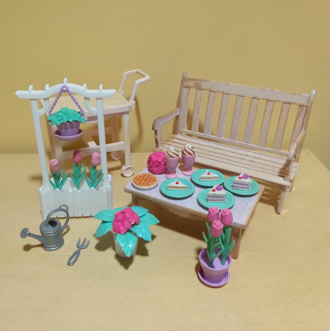 Barbie garden set hot sale