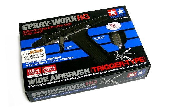 田宮模型精密工具高級寬咀噴槍 Tamiya Spary Work HG Width Airbrush (Trigger-Type) 74523 ...