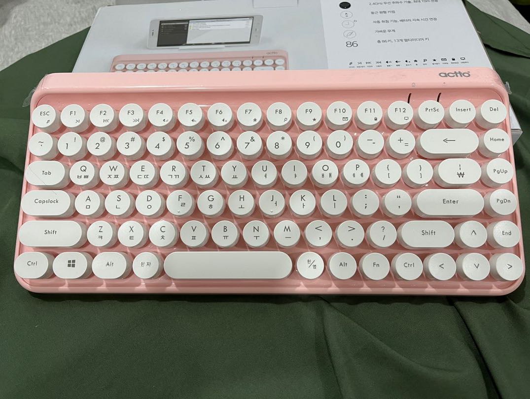 actto Retro Mini Wireless Keyboard, Computers & Tech, Parts ...