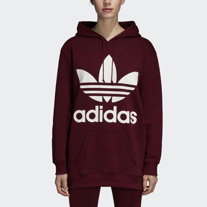 ADIDAS Hoodie Women Maroon