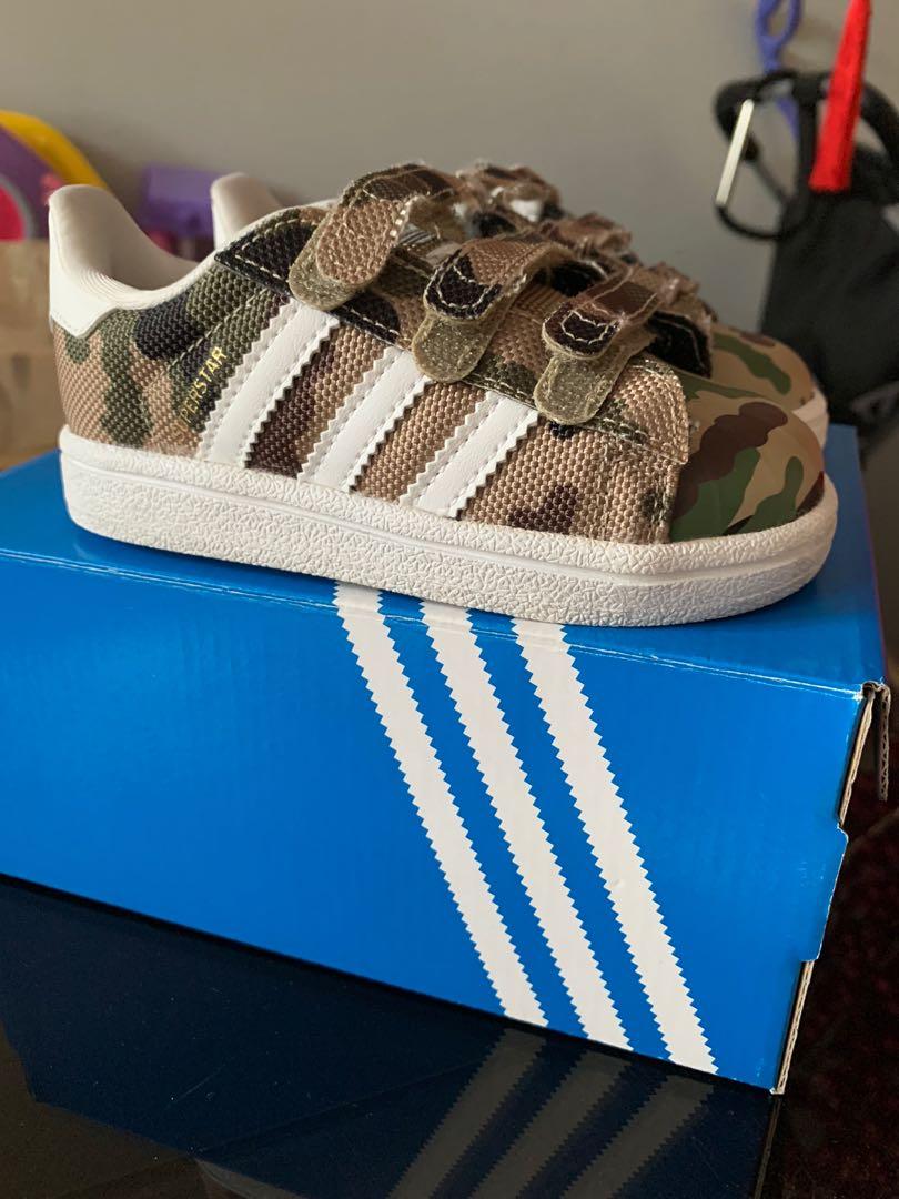 Adidas Superstar CF1 kids Camo