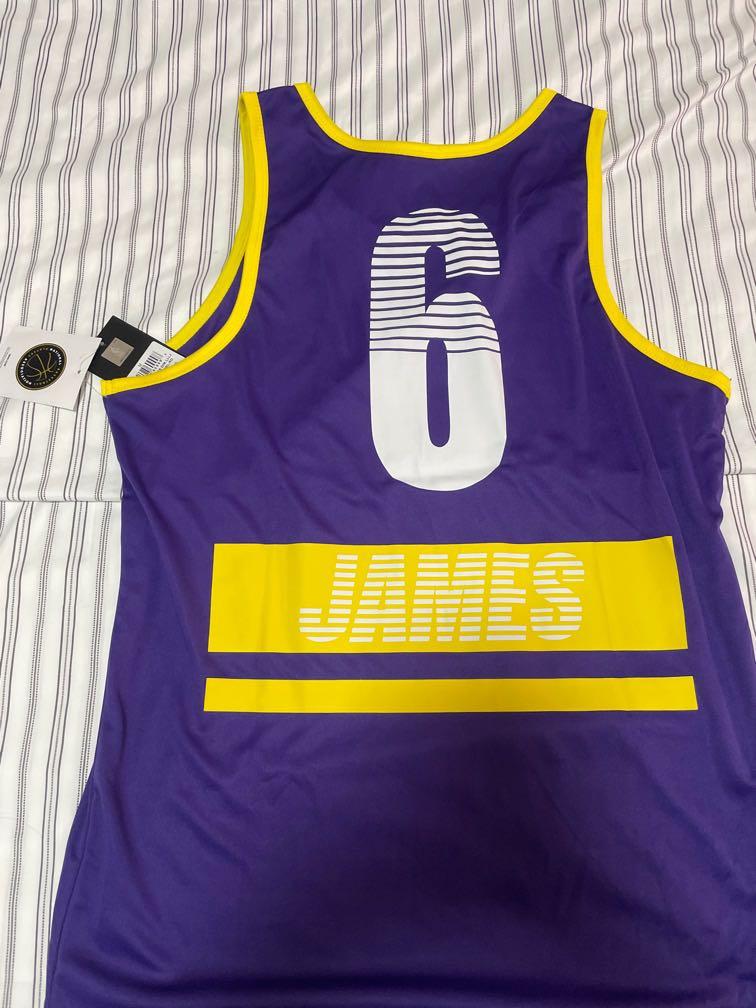 Lebron James Unk #6 Los Angeles Lakers NBA Basketball Jersey Size XL NBPA  LBJ