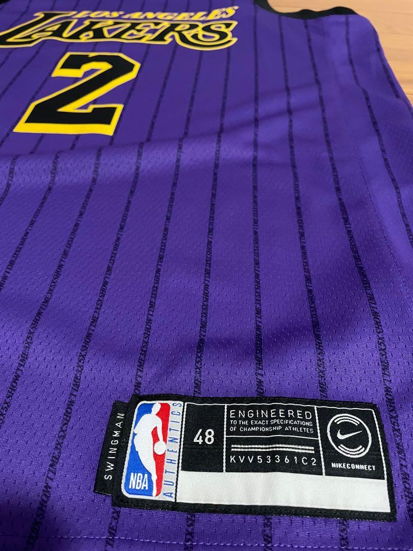 Authentic Nike Lonzo Ball Lakers City edition jersey Men s