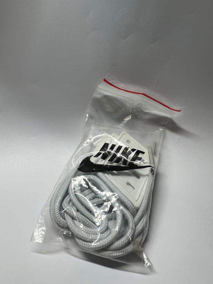 White on sale nike laces