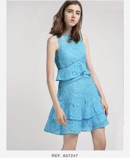 BNWT Blue Lace Dress - Saturday Club Dress Size M| Lara J Size L Royal Purple Size L| BNWT OSN Mountains Dress M 